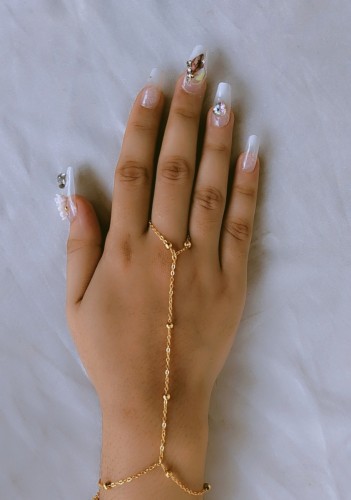 Aliban/ finger ring bracelet/ ring bracelet