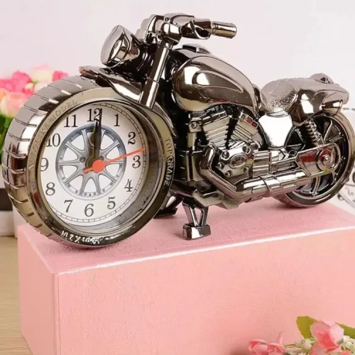 Retro Motorcycle Alarm Clock